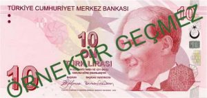 10 tl banknot