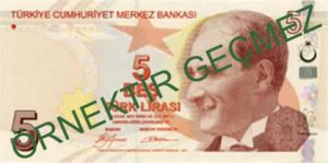 5 tl banknot