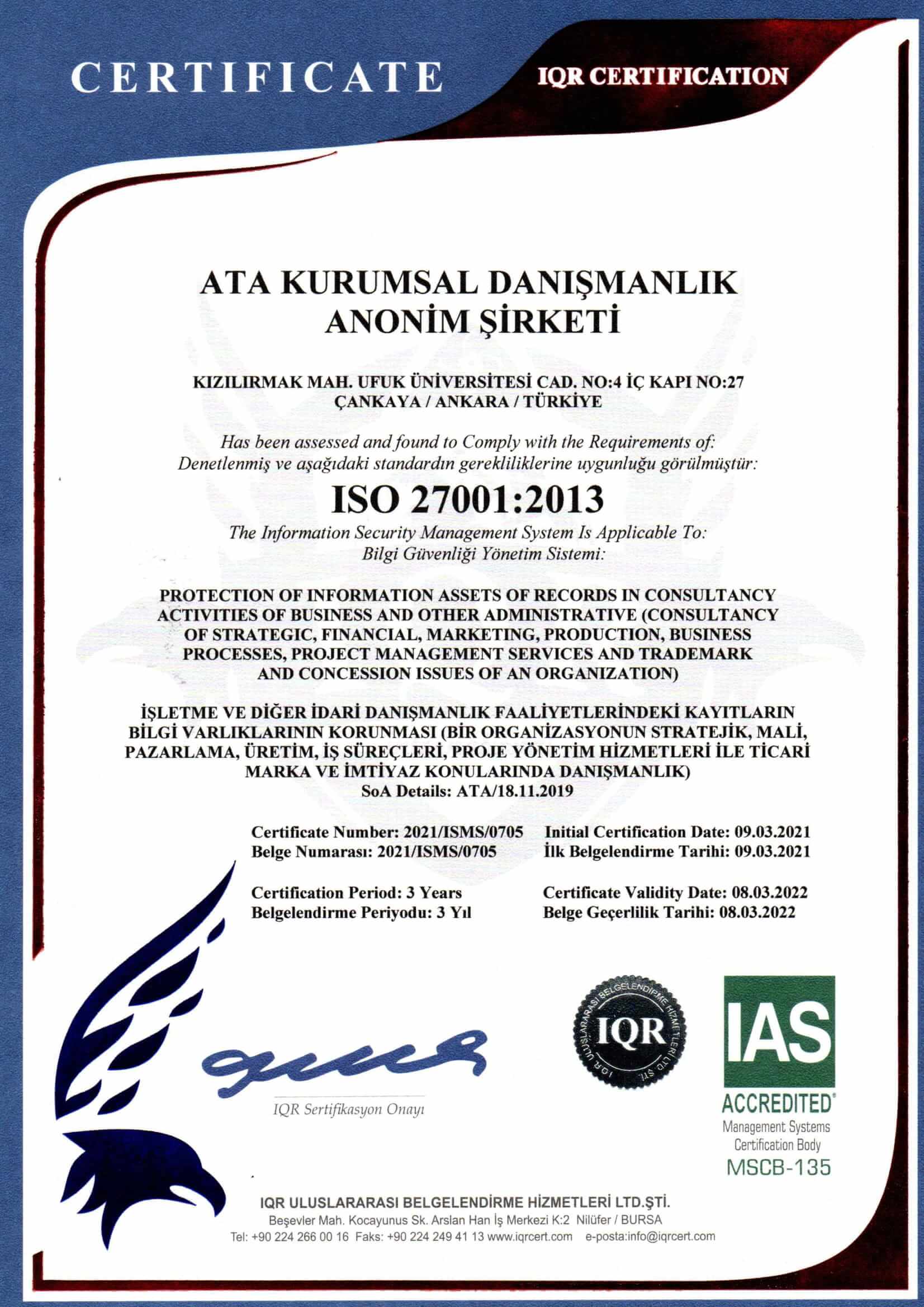 ATA ISO-27001